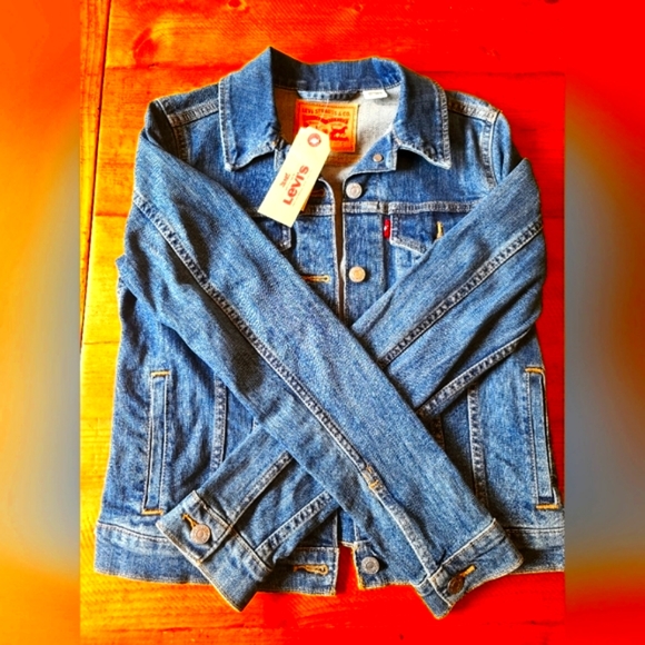 NWT LEVI'S 90's Jeans Jaquet Original  size Small - Picture 4 of 12